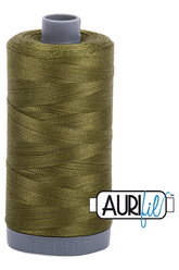 Aurifil Mako 28wt Cotton 750 m 820 yd. spool - 2887 Dark Olive
